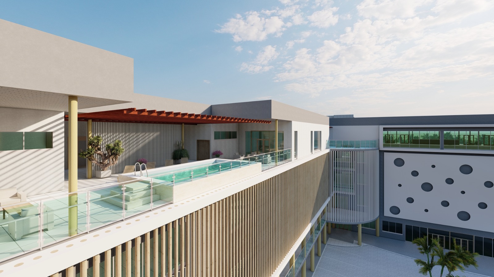 Unity Square rooftop architectural concept